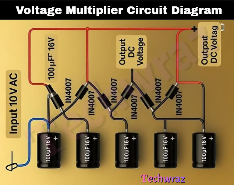 Voltage multiplier circuit diagram