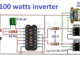 100 watts inverter circuit