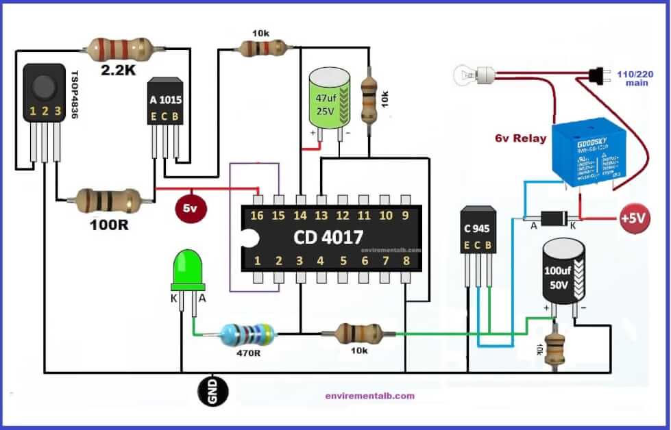 Ir remote control Circuit