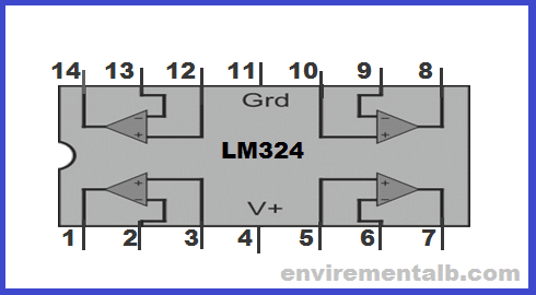 LM 324 amplifier ic