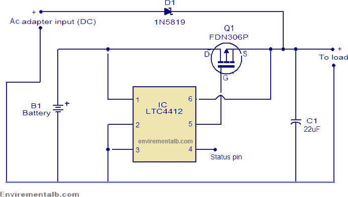 Automatic Changeover Switch using IC