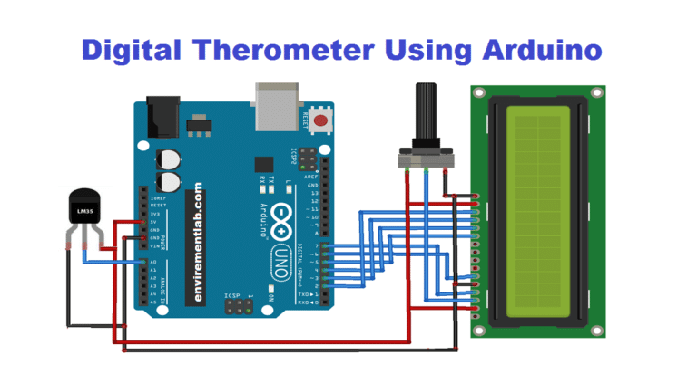 Arduino-Thermometer-Circuit-using-lm35