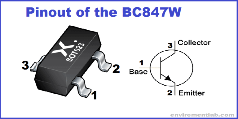 Pinout of the BC847W