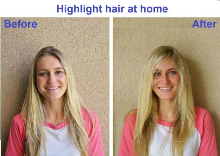 highlight your hair at home