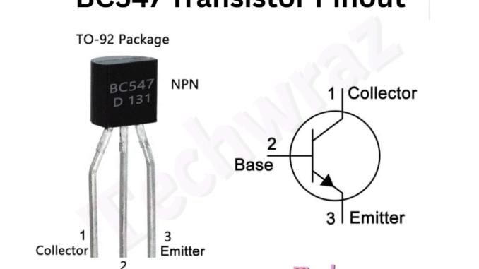 BC547-transistor-pinout Difference between BC547 and BC557 Transistor
