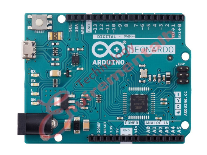 Arduino Leonardo board Pinout