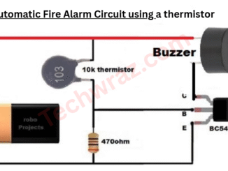 Automatic Fire Alarm Circuit using thermistor