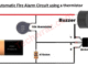 Automatic Fire Alarm Circuit using thermistor