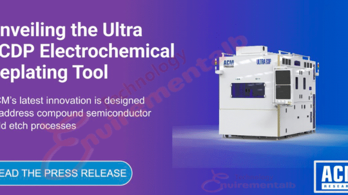 Gold deplating tool is for wide bandgap compound semiconductor manufacture