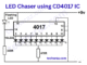 LED Chaser using CD4017 IC