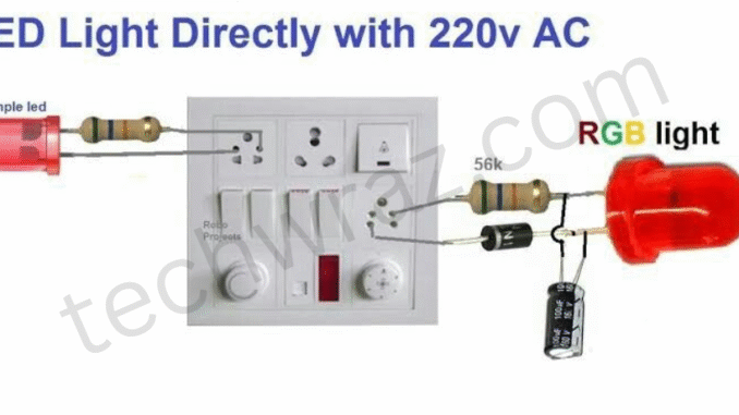 LED Light directly with 220v AC