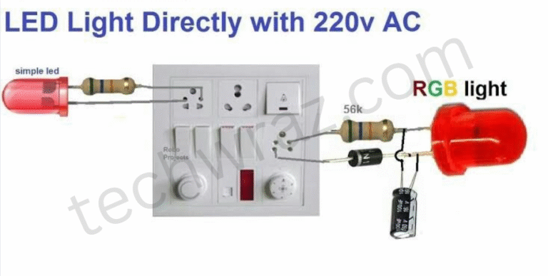 LED Light directly with 220v AC
