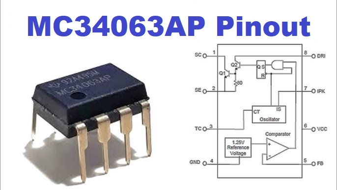 MC34063AP Pinout
