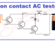 Non-Contact Voltage Detector by Using a Transistor