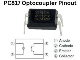 PC817 Optocoupler Pinout