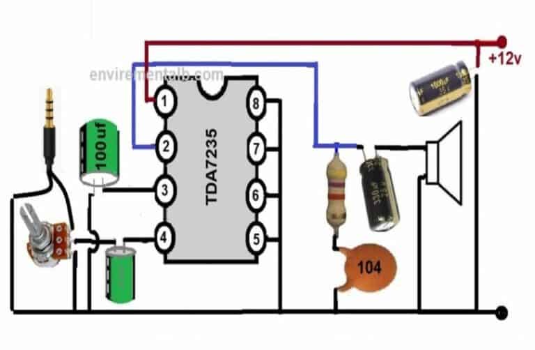 Low Power Audio Amplifier Using IC LM 386