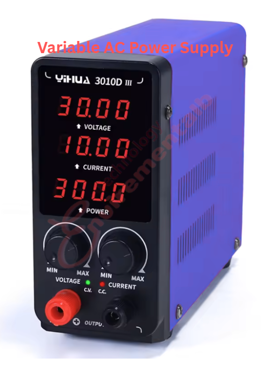 Different types of power supply in electrical circuits