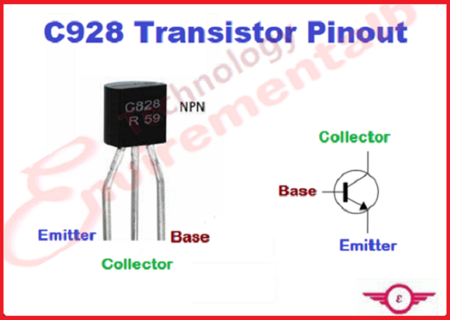 C828 Transistor pinout 