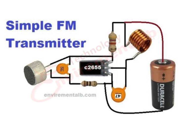 FM transmitter using one transistor